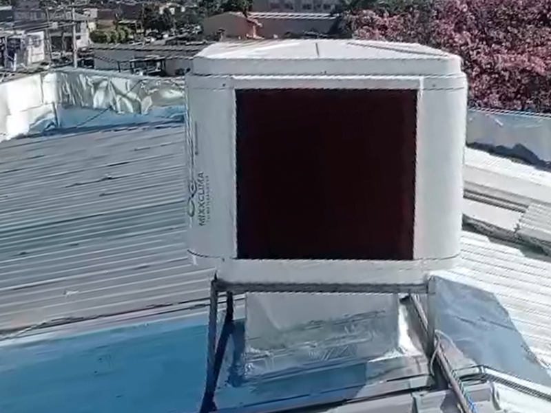 Trabalho executado pela MixxClima em climatização evaporativa - foto 1